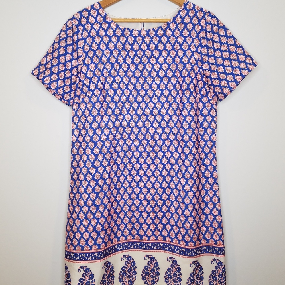 J. Crew Paisley Dress